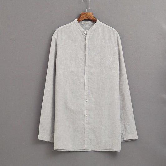 Camisa de Hombre en Lino y Cáñamo – Transpirable, Cómoda  | Estilo Natural