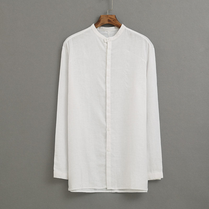 Camisa de Hombre en Lino y Cáñamo – Transpirable, Cómoda  | Estilo Natural