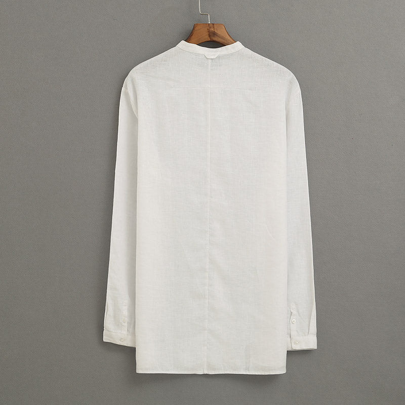 Camisa de Hombre en Lino y Cáñamo – Transpirable, Cómoda  | Estilo Natural